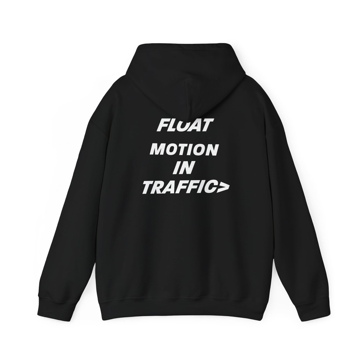 Float> off-black hoodie