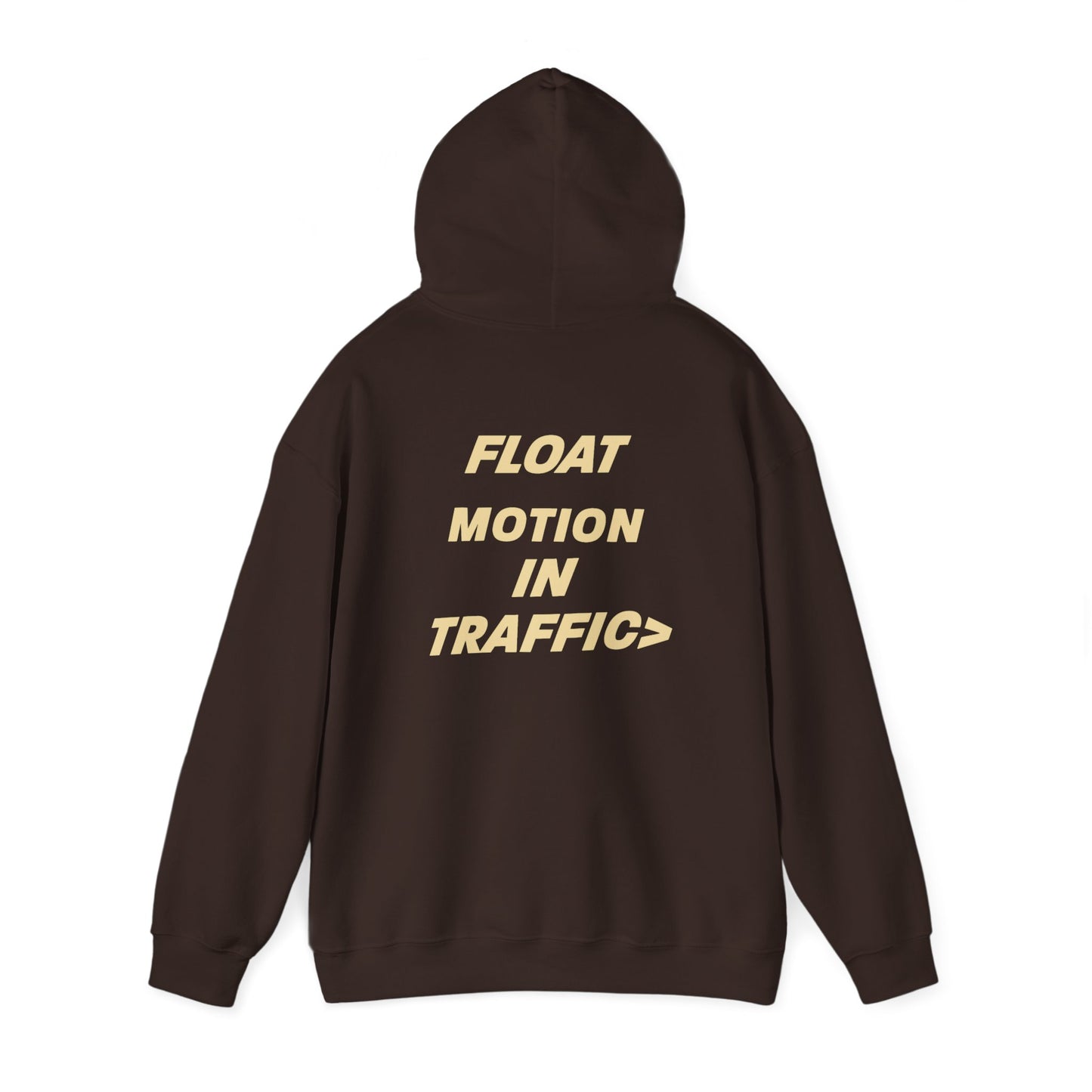 Float> brown/cream hoodie