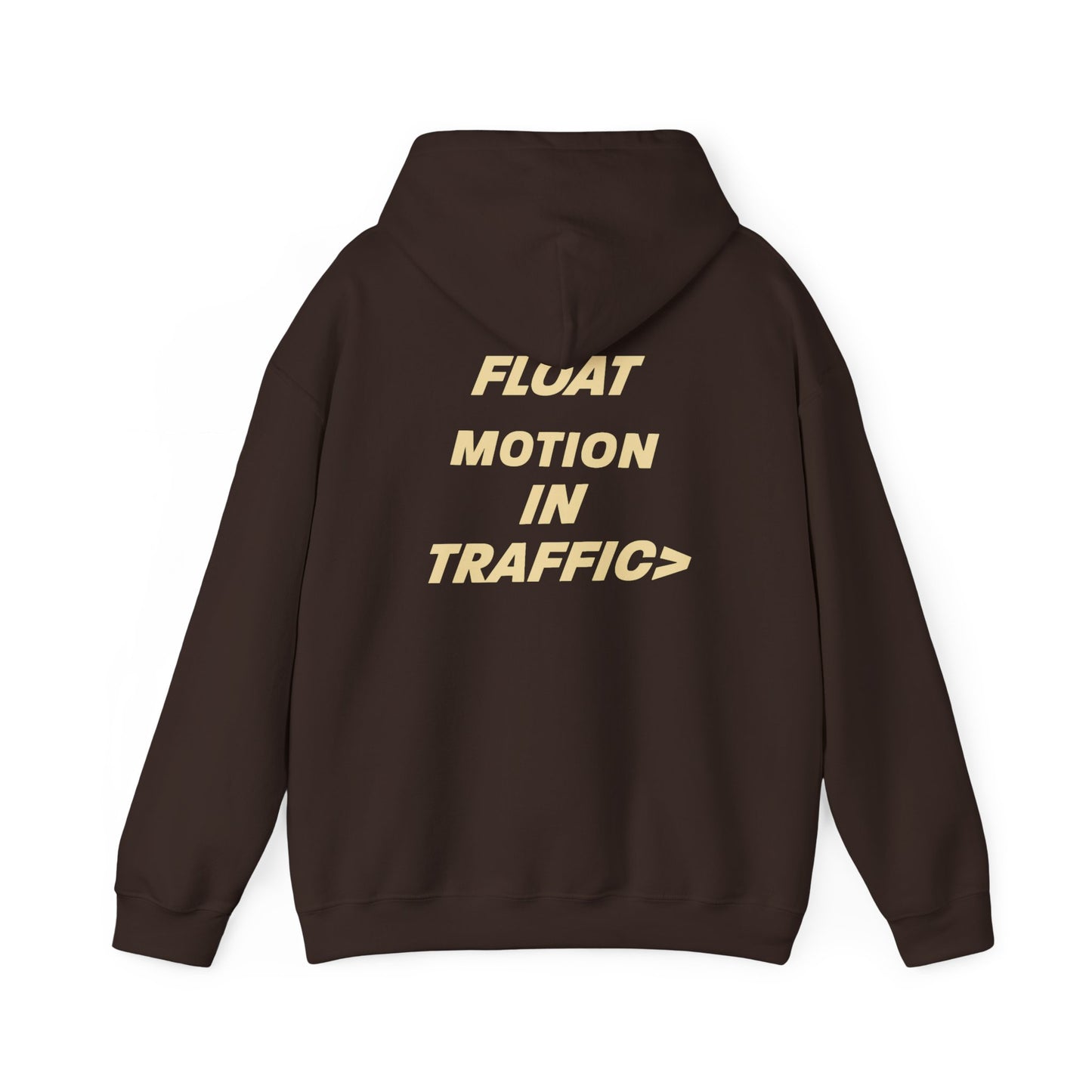 Float> brown/cream hoodie