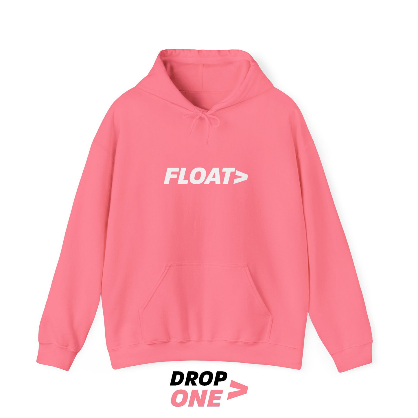 Float> pink hoodie